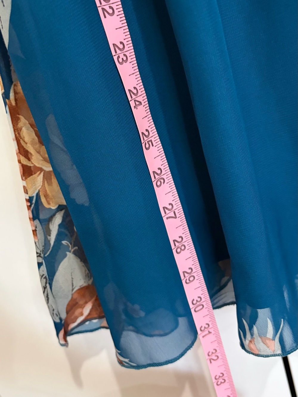 Baltic Born Teal Floral Maxi Dress with Rose Print - Picture 3 of 4